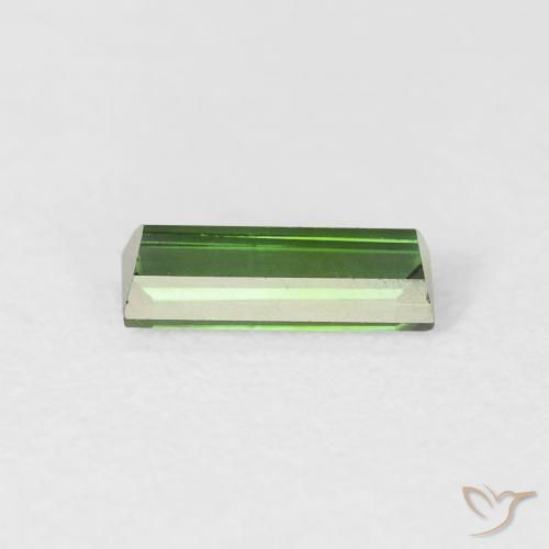 Turmalina Verde escuro Natural 0.44ct, baguete, VVS
