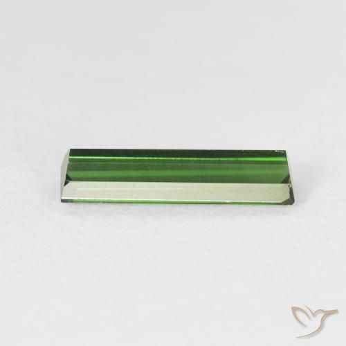 Turmalina Verde floresta Natural 1.02ct, baguete, VVS