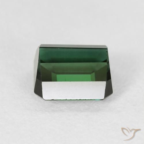 Turmalina Verde floresta Natural 1.77ct, Corte Octógono / Esmeralda, VS-SI