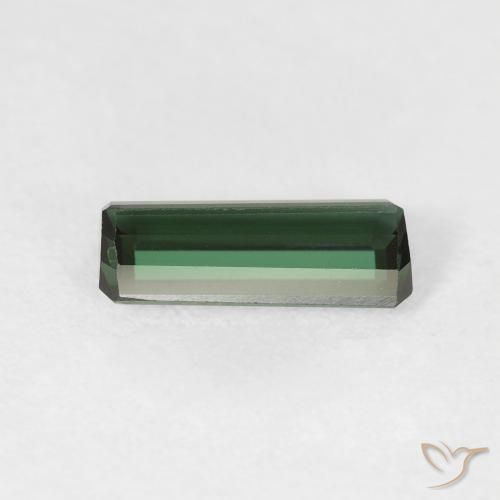 Turmalina Verde floresta Natural 1.56ct, Corte Octógono / Esmeralda, VVS-VS