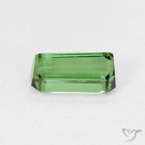 Turmalina Verde médio Natural 0.85ct, Corte Octógono / Esmeralda, VS