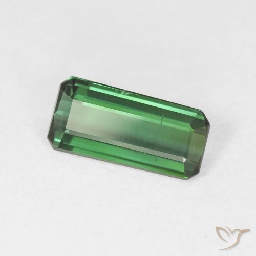 Turmalina Verde Natural 1.40ct, Corte Octógono / Esmeralda, VVS-VS