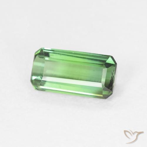 Turmalina Verde médio Natural 0.77ct, Corte Octógono / Esmeralda, VS