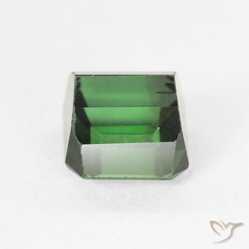 Turmalina verde intenso Natural 0.95ct, Corte Octógono / Esmeralda, VVS