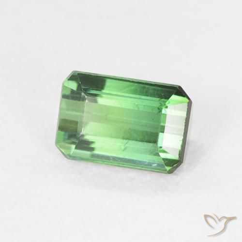 Turmalina Verde Natural 0.61ct, Corte Octógono / Esmeralda, VVS