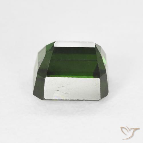 Turmalina Verde floresta Natural 1.23ct, Corte Octógono / Esmeralda, VS