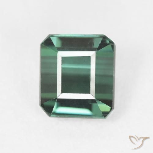 1.35ct Natural Verde Frio Turmalina, Corte Esmeralda, VVS-VS