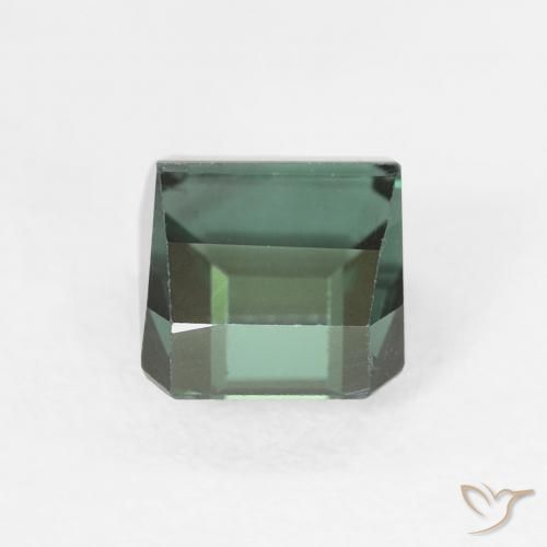 Turmalina Verde Frio Natural 1.35ct, Corte Octógono / Esmeralda, VVS-VS