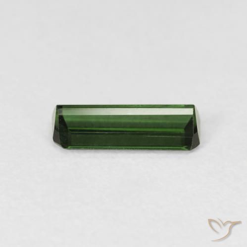 Turmalina Verde escuro Natural 0.69ct, Corte Octógono / Esmeralda, VVS