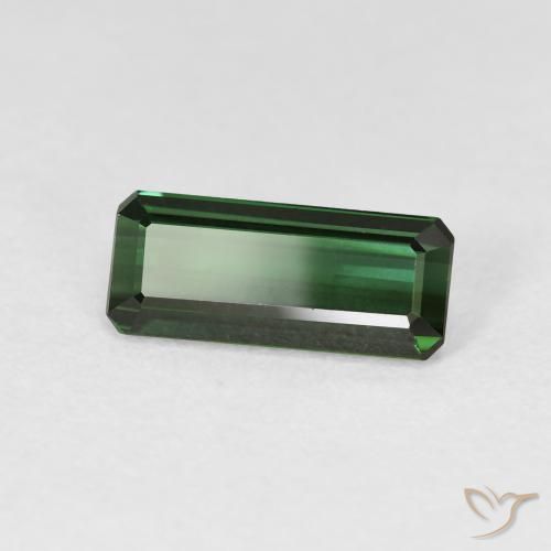 Turmalina Verde escuro Natural 2.07ct, Corte Octógono / Esmeralda, VVS-VS