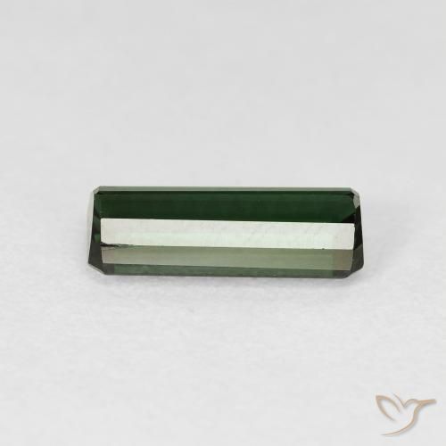 Turmalina Verde escuro Natural 2.07ct, Corte Octógono / Esmeralda, VVS-VS