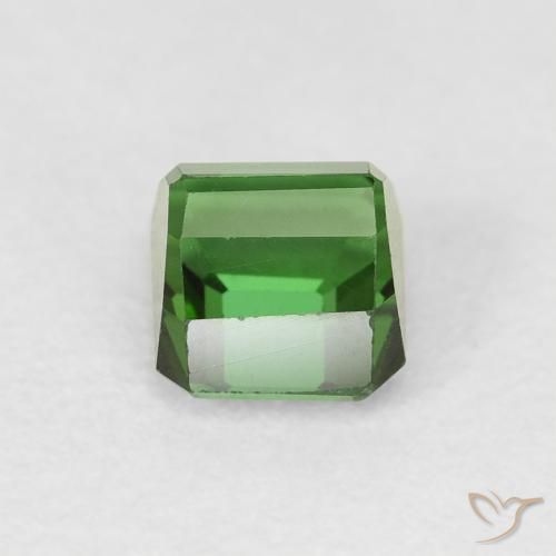 Turmalina Verde Natural 0.91ct, Corte Octógono / Esmeralda, VVS-VS