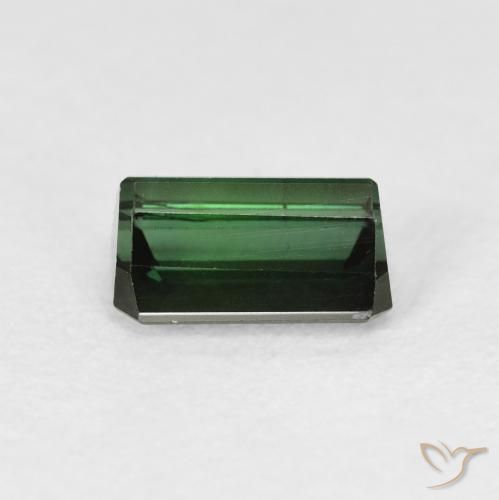 Turmalina Verde floresta Natural 1.30ct, Corte Octógono / Esmeralda, VS