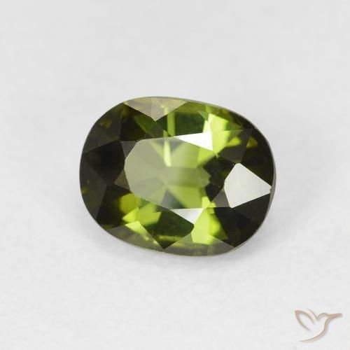 Turmalina Algas Verdes Natural 1.23ct, oval, VS