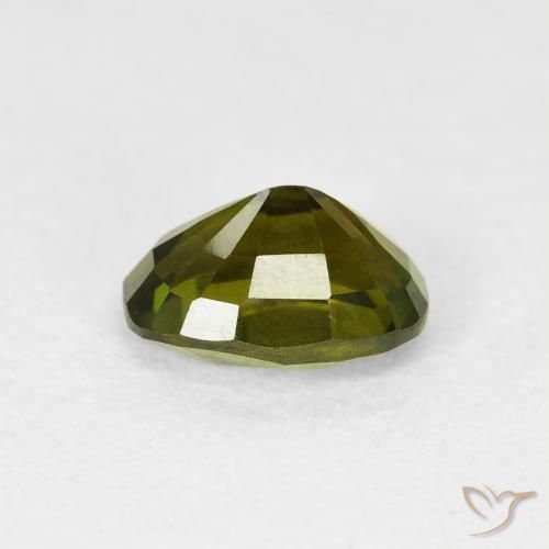 Turmalina Verde médio Natural 1.08ct, oval, VVS-VS