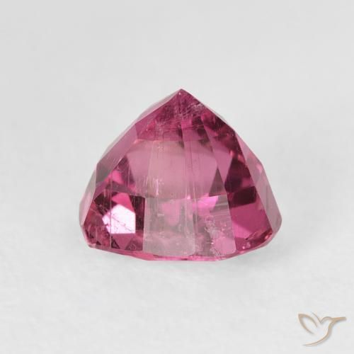 Turmalina Magenta Profundo Natural 1.74ct, Coração, VS