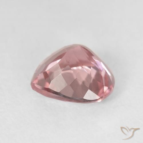Turmalina Luz rosa Natural 1.48ct, Formato de pêra, VS