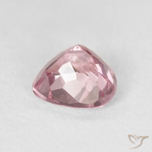 Turmalina Luz rosa Natural 1.08ct, Formato de pêra, VVS-VS