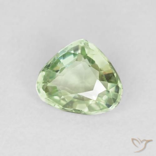 Turmalina Verde Sábio Muito Claro Natural 0.94ct, Trilhão, VS