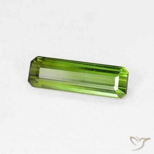 Turmalina Verde escuro Natural 0.77ct, Corte Octógono / Esmeralda, VVS-VS