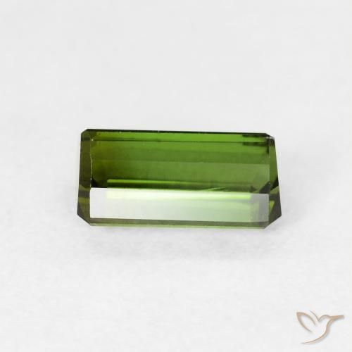 Turmalina Verde floresta Natural 1.03ct, Corte Octógono / Esmeralda, VVS-VS
