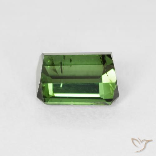Turmalina Medium Dark-Green Natural 1.08ct, Corte Octógono / Esmeralda, VS-SI