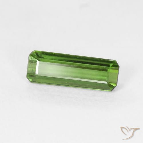 Turmalina Verde floresta Natural 0.86ct, Corte Octógono / Esmeralda, VS