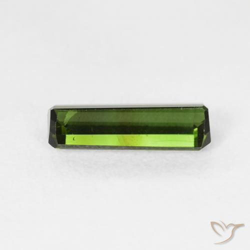 Turmalina Verde floresta Natural 1.04ct, Corte Octógono / Esmeralda, VS