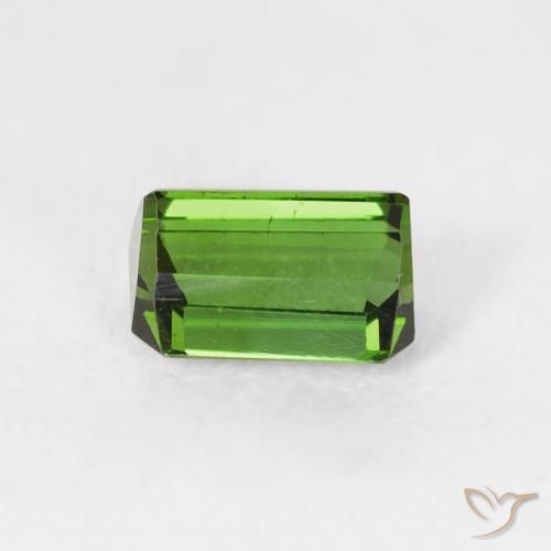 Turmalina Verde escuro Natural 0.60ct, Corte Octógono / Esmeralda, VS