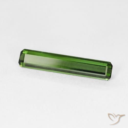 Turmalina Verde floresta Natural 1.15ct, Corte Octógono / Esmeralda, VS