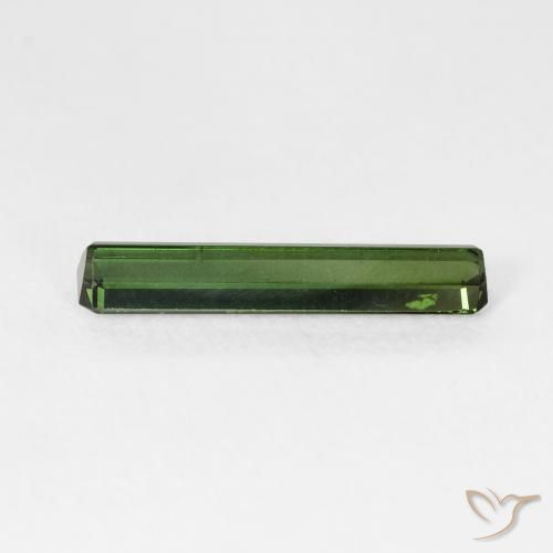 Turmalina Verde floresta Natural 1.15ct, Corte Octógono / Esmeralda, VS