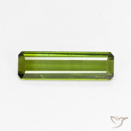 2.02ct Natural Terra Verde Turmalina, Corte Esmeralda, VS