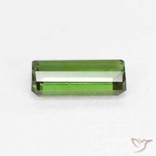 Turmalina verde escuro Natural 1.08ct, Corte Octógono / Esmeralda, VS