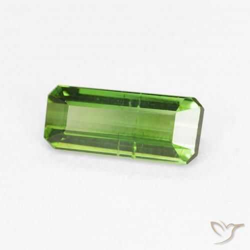 Turmalina Verde floresta Natural 0.73ct, Corte Octógono / Esmeralda, VS