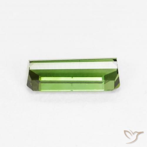 Turmalina Verde floresta Natural 0.73ct, Corte Octógono / Esmeralda, VS