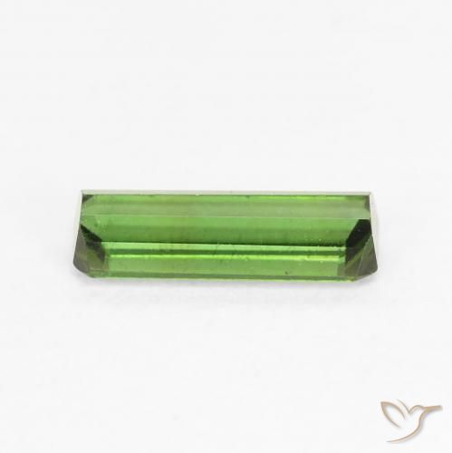 Turmalina verde escuro Natural 0.78ct, Corte Octógono / Esmeralda, VVS-VS