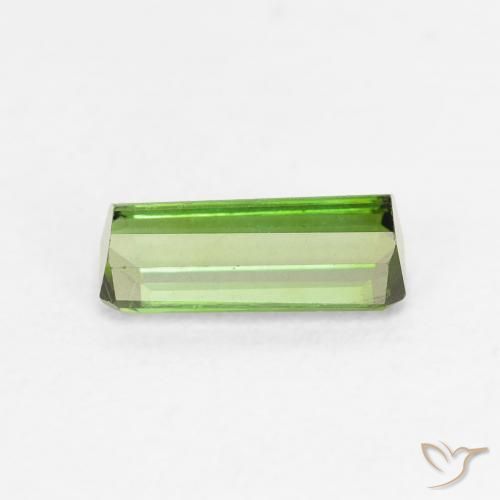 Turmalina Verde floresta Natural 0.63ct, Corte Octógono / Esmeralda, VVS-VS