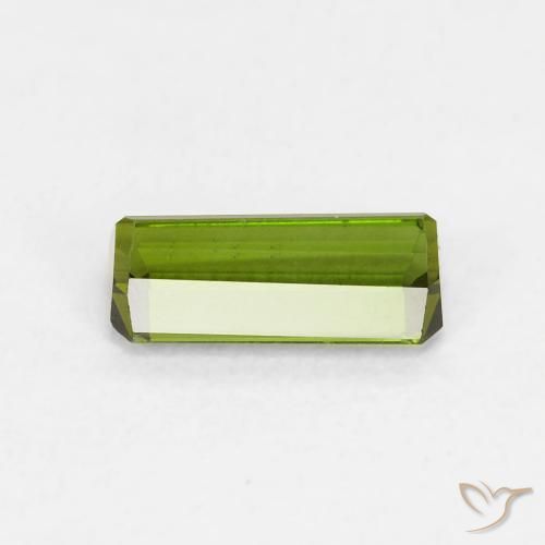 Turmalina Verde floresta Natural 0.63ct, Corte Octógono / Esmeralda, VVS-VS