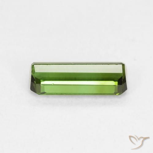 Turmalina Verde escuro Natural 0.82ct, Corte Octógono / Esmeralda, VVS-VS