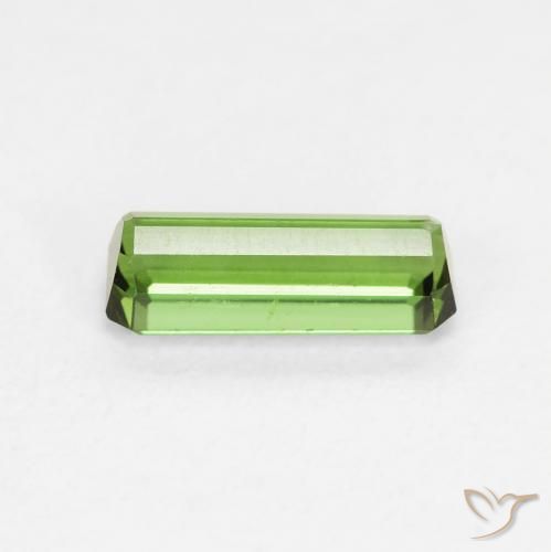 Turmalina Verde floresta Natural 0.98ct, Corte Octógono / Esmeralda, VVS-VS
