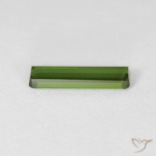 Turmalina Verde floresta Natural 0.98ct, Corte Octógono / Esmeralda, VVS-VS