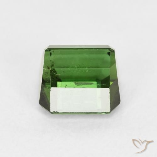 Turmalina Verde floresta Natural 1.71ct, Corte Octógono / Esmeralda, VS-SI