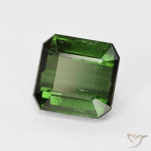 Turmalina Verde floresta Natural 2.26ct, Corte Octógono / Esmeralda, VS
