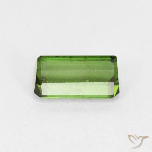 Turmalina Verde escuro Natural 0.97ct, Corte Octógono / Esmeralda, VS