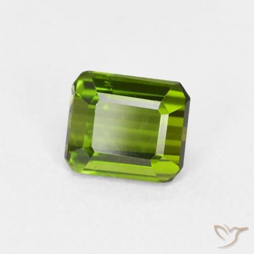 Turmalina Algas Verdes Natural 0.72ct, Corte Octógono / Esmeralda, VVS-VS