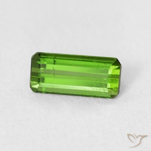 Turmalina Verde médio Natural 0.59ct, Corte Octógono / Esmeralda, VS-SI