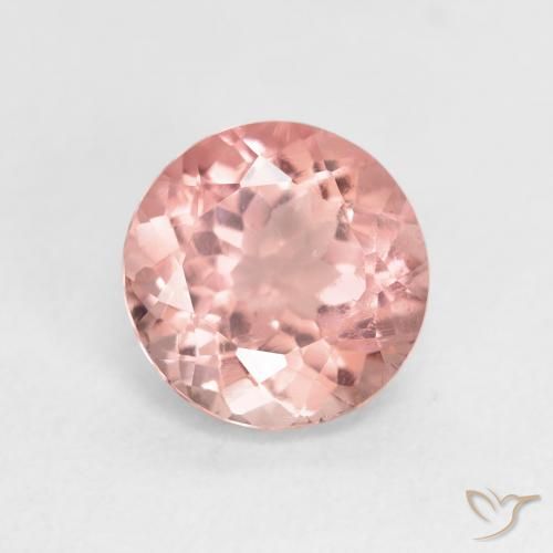 1.67ct Natural Rosa Terroso Turmalina, Redondo, VS