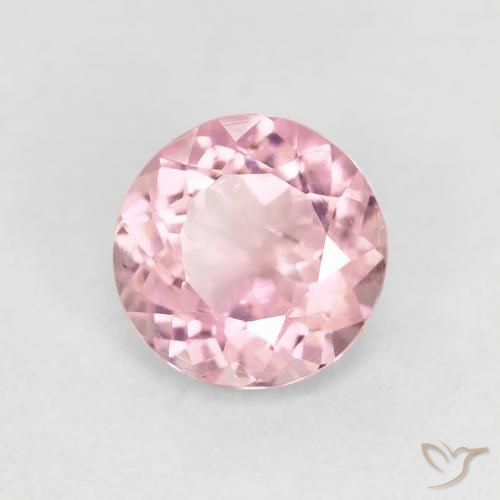 Turmalina Luz rosa Natural 1.24ct, Redondo, VS