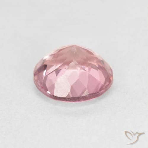 Turmalina Luz rosa Natural 1.24ct, Redondo, VS