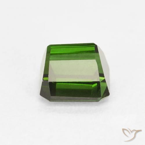 Turmalina Verde floresta Natural 0.90ct, Corte Octógono / Esmeralda, VVS